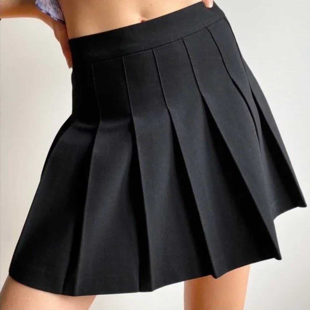 Sunday Best Pleated High Waisted Micro Mini Skirt Size 0